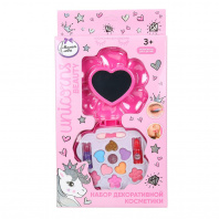Косметика Милая леди Unicorns Beauty Набор:помада д/губ,тени д/век,футляр с зеркальцем