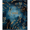 Тетрадь 96л ПТ клетка, глян.ламин Gold Floral Pattern