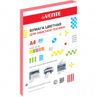 Бумага А4 100л deVENTE 80г/м2 неон розовый