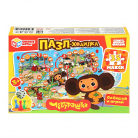 Умные игры Игра-ходилка+пазл 35 макси Союзмультфильм.Чебурашка