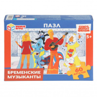Умные игры Пазлы 60 деталей Союзмультфильм. Бременские музыканты*