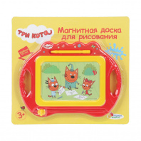 Доска магнитная Пиши-стирай Играем вместе 20*15*2см Три кота