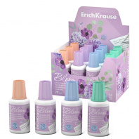 Корректирующая жидкость Erich Krause Pastel Bloom 20г, ассорти