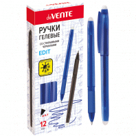 Ручка гел Пиши-стирай deVENTE Edit синяя 0,7мм