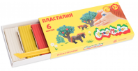 Пластилин 6цв Каляка-Маляка со стеком 90гр ПКМ06