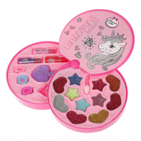 Косметика Милая леди Unicorns Beauty Набор:тени д/век,лак,помады,футляр складной