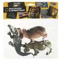 Играем вместе Фигурки Животные Африки набор 3шт фигурка-12см ПВХ