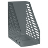 Лоток Стамм вертик. XXL тонированный черный 30*25*16см пластик