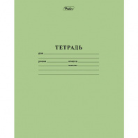 Тетрадь 12л Хатбер клетка (92% белизны) Зеленая