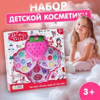 Косметика Сима Ленд Набор Роза:тени д/век, помада, блеск, лак д/ногтей