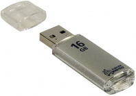 Флешка Smart Buy V-Cut 16Gb USB 2.0 сереб.металл.корпус