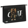 Папка д/труда А4 ArtSpace 2 отд на молнии, пластик Cat life