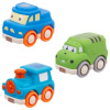 Elefantino Автомобиль pull-back мягкий корпус, инерц 9,8*6,3*7,5см пластик