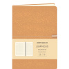 Ежедневник А5 лайт и/кожа Эксмо Listoff Luminous золотой песок, недатир 136л клетка 