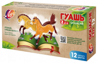 Гуашь 12цв Луч ZOO 15мл карт.уп-ка 1356-08