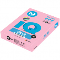Бумага А4 500л IQ Color pale 80г/м2 розовый фламинго