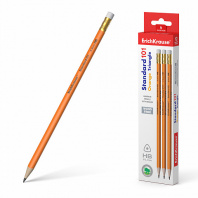 Карандаш ч/г Erich Krause с/л Standard triangle 101 Orange HB, пластик, трехгр (12)