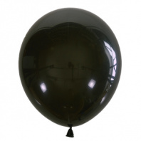 Шар 12/30см Декоратор латекс BLACK (20шт+5шт 9/23 в подарок)