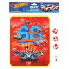 Играем вместе Дартс на липучках Hot Wheels 34*40*2см с шариками, текстиль, пластмасса*