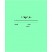 Тетрадь 12л Маяк частая косая линия Зеленая Т5012 Т2 ЗЕЛ 4*