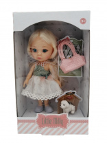 DV Кукла с питомцем 16см Little Milly шарнирная, в коробке 91055-A