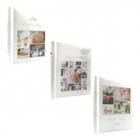 Фотоальбом магнитный 10л 23*28см ПТ спираль bright wedding Июль