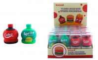 Точилка Mazari Bottle 1 отверстие, пластик, ассорти