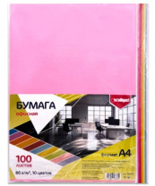 Бумага А4 100л НеваМ INTELLIGENT 80г/м² 10цв 