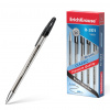 Ручка гел Erich Krause R-301 Classic Gel Stick черная 0,5мм прозрачный круглый корпус