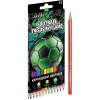 Карандаши 12цв deVENTE Football дерев шестигранные