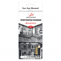 Карандаш ч/г набор 12шт Лео-Арт VISTA-ARTIS Academia в карт.коробке