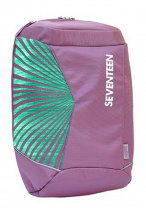 Рюкзак АкадемХолдинг Seventeen 45*30*18см молодежный Color optic fiber розовый