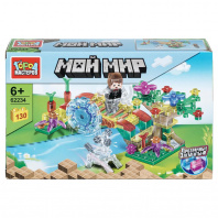 Конструктор "Город мастеров" Мой мир (прозрачные кубики) 130дет*