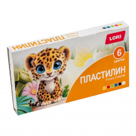 Пластилин 6цв LORI FUNNY FRIENDS по 15гр