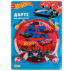 Играем вместе Дартс на липучках Hot Wheels d-27см с шариками, текстиль, пластмасса