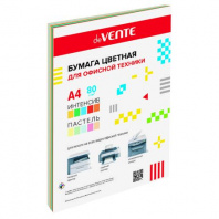 Бумага А4 50л deVENTE 80 г/м², 5 интенсивных и 5 пастельных цветов