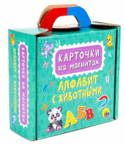 Проф-Пресс Обучающие карточки Умный чемоданчик. В мире животных