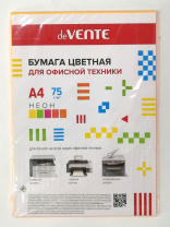 Бумага А4 50л deVENTE 75г/м2 неон оранжевый