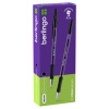 Ручка гел Berlingo Tribase Gel grip черная 0,5мм проз.корпус