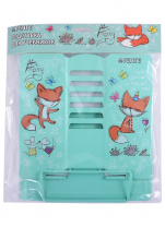 Подставка для книг deVENTE Foxy 20*19см метал.с рисунком