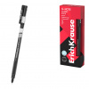 Ручка гел Erich Krause G-Note Stick Classic черная 0,5мм прозр.корпус (12)