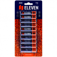 Батарейка Eleven AAA (LR03) алкалиновая, BC10 ЦЕНА ЗА 10шт