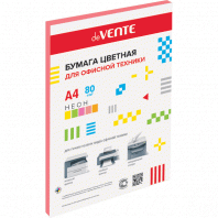 Бумага А4 50л deVENTE 75г/м2 неон розовый 2072242