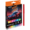 Фломастеры 24цв deVENTE Fast Or Last в картон.коробке