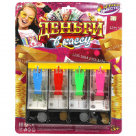 Играем вместе Игровой набор Деньги для кассы с лотком, пластмасса+бумага B1599348-R2*