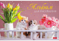 Альбом д/рис 12л Хатбер Мы любим котиков