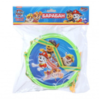 Играем вместе Муз.игрушка Барабан Щенки 16*16*9см пластмасса*