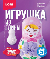 LORI Игрушка из глины Матрешка Гл-002*