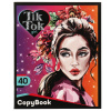 Тетрадь 40л Tik Tok клетка Girl (диз 1)