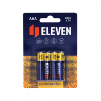 Батарейка Eleven SUPER AAА (LR03) алкалиновая, BC4 ЦЕНА ЗА 4шт